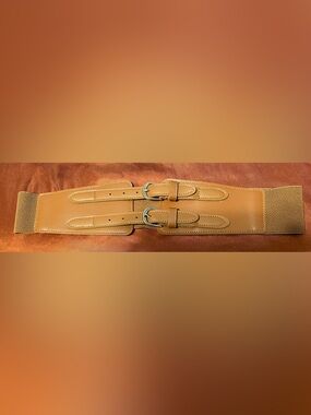 Double Buckle Woman’s Elastic Belt